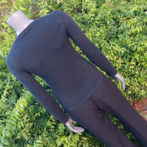 BANANA REPUBLIC PETITE BLACK PURE COTTON BUTTON DOWN CARDIGAN SWEATER - Picture 9 of 17